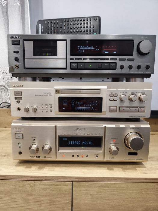 Minidisc Sony MDS JA30ES złoty mini disc es pilot TC K750es