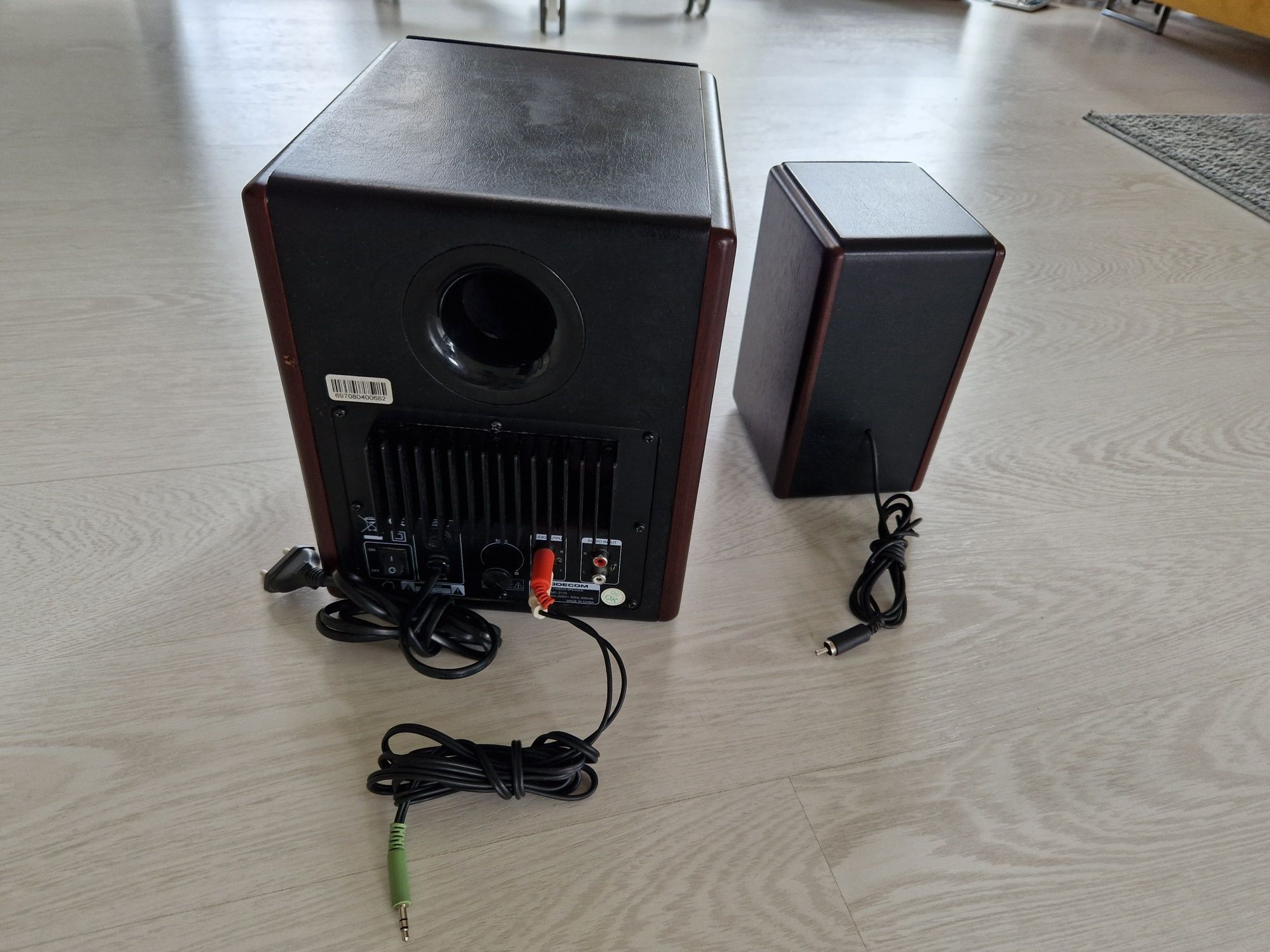 Głośniki Modecom MC 2110 2.1 OPIS 56w