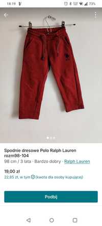 Spodnie dresowe Polo Ralph Lauren 98-104