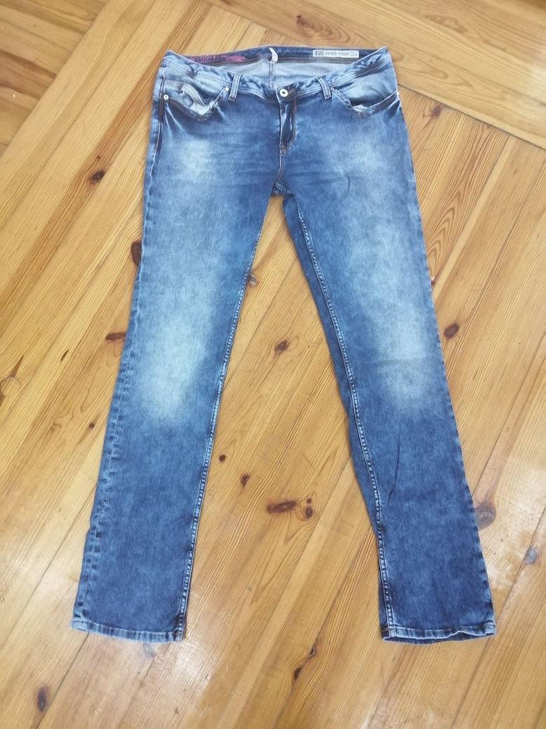 Tommy Hilfiger Victoria Straight spodnie jeans W34 L34 pas 100 cm