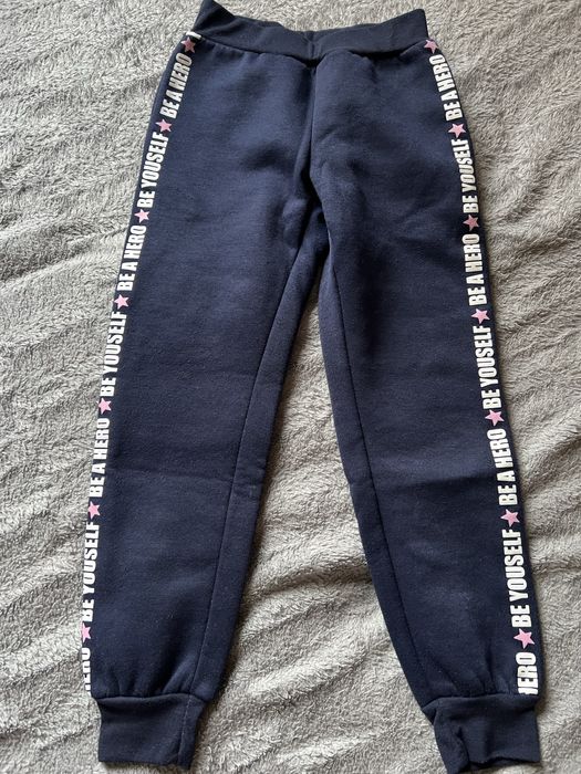 Спортивні штани на байці для дівчинки