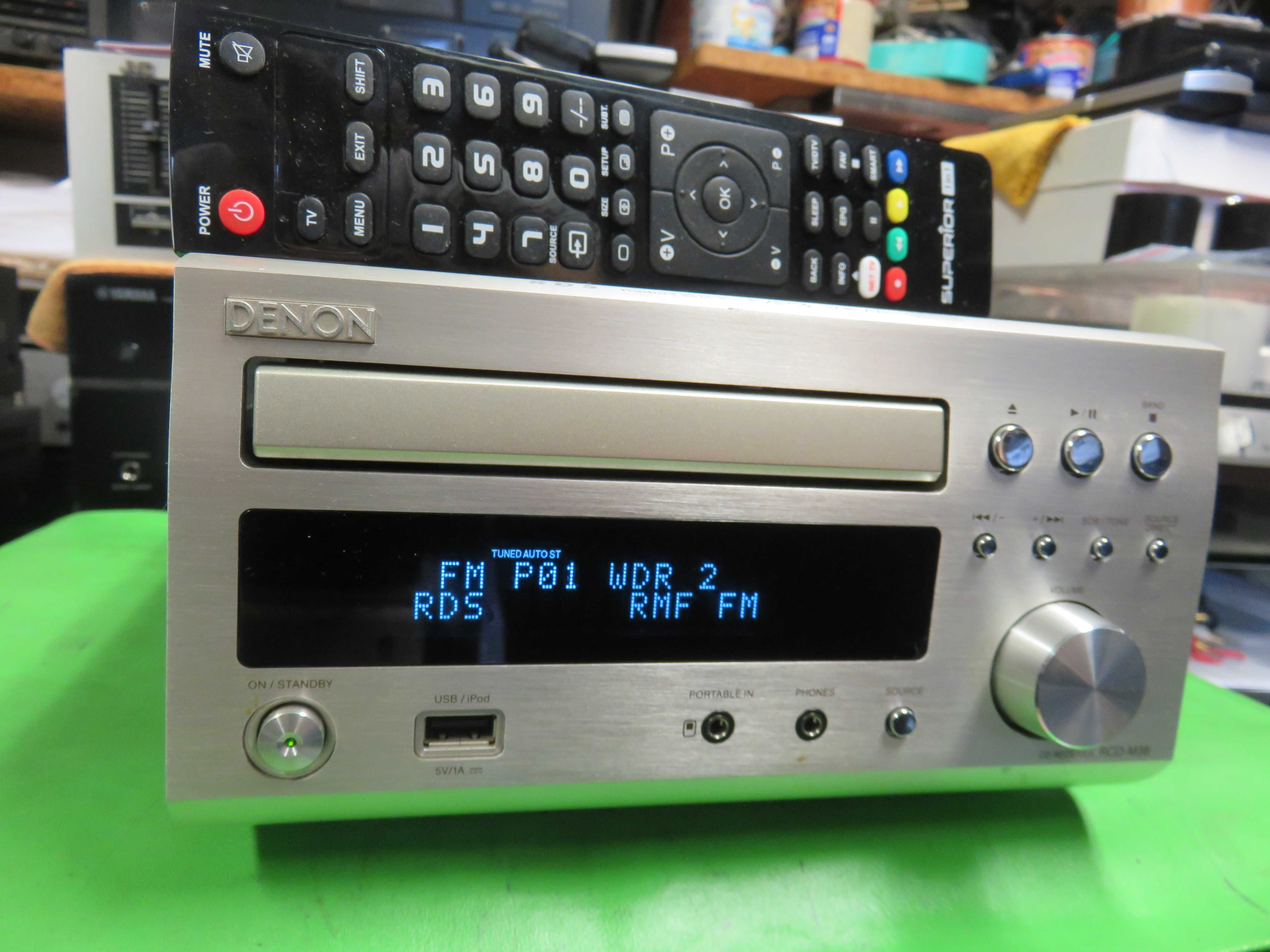 Amplituner Denon z CD RCD-M38 Pilot USB