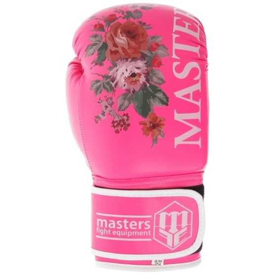 masters RĘKAWICE DLA KOBIET BOKSERSKIE kickboxing muay thai flower