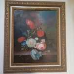 Quadro antigo pintado a óleo