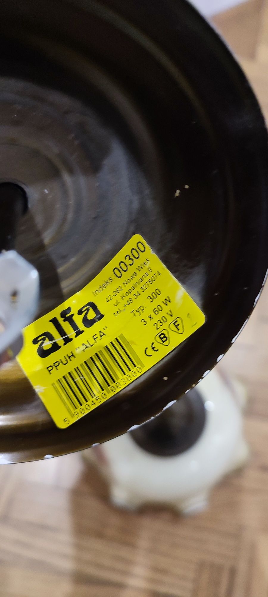 Lampa stojąca plus dwie lampy sufitowe