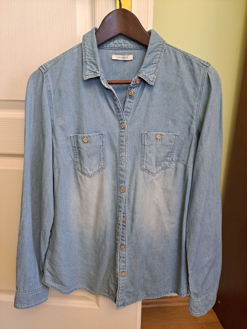 Koszula jeans Promod 38