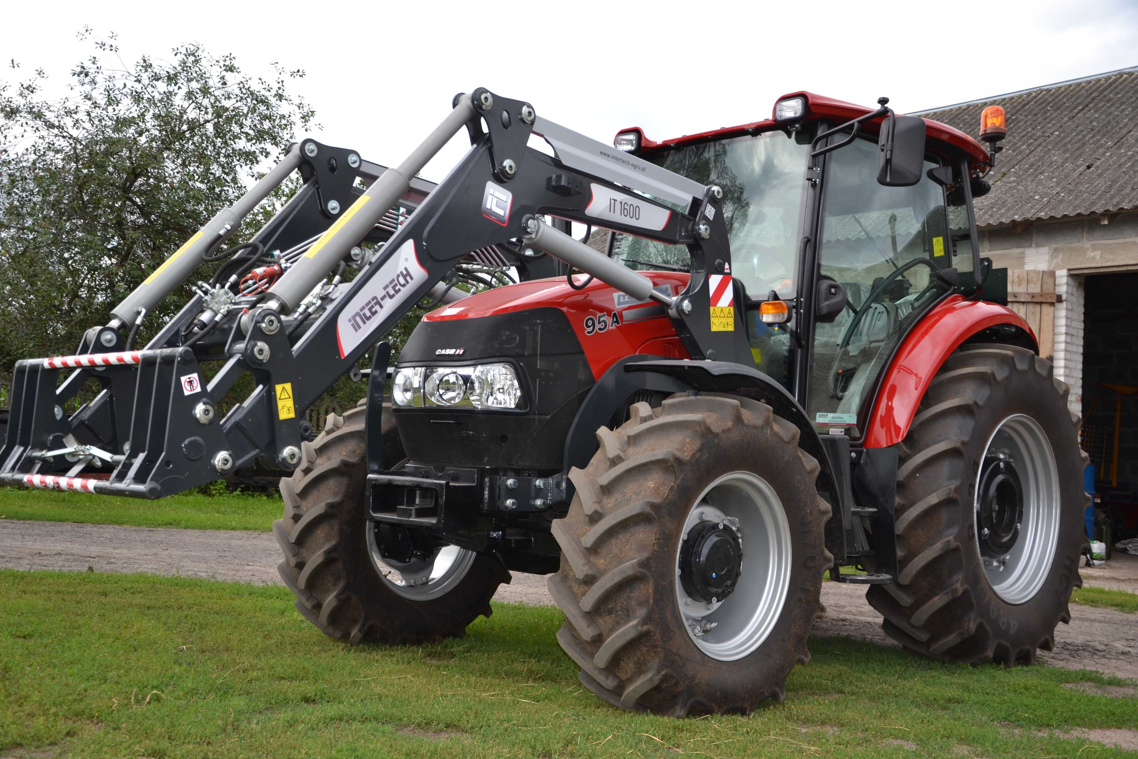 Ładowacz czołowy IT 1600 Inter Tech do CASE  New Holland  montaż