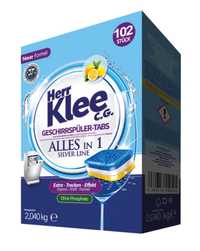 Herr Klee tabletki do zmywarek cytrynowe 102 szt.