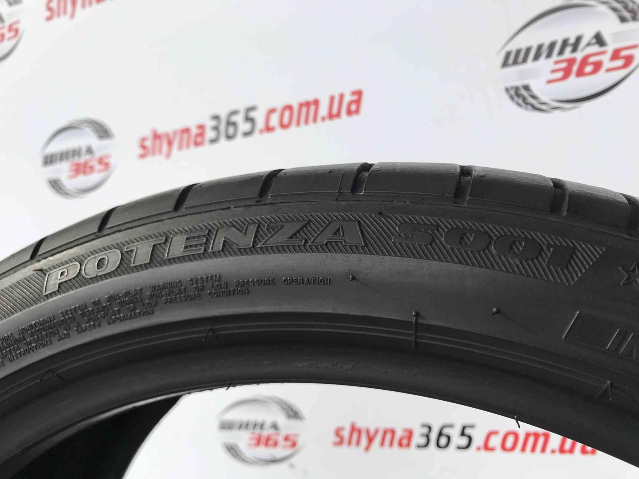 шини бу літо 225/40 r19 bridgestone potenza s001 run flat 7mm