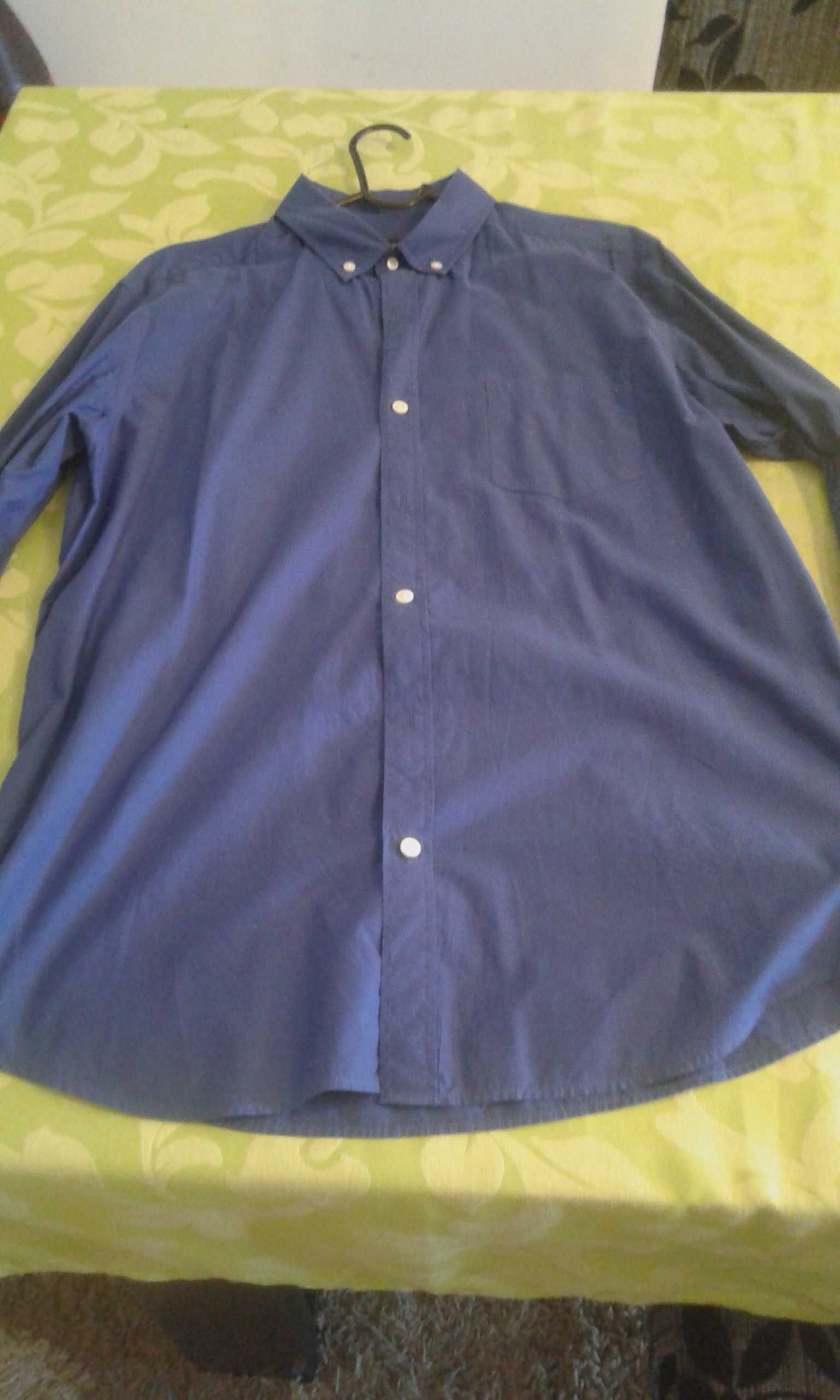 Camisa Massimo Dutti - Azul - corte slim - tam. L - c/ nova