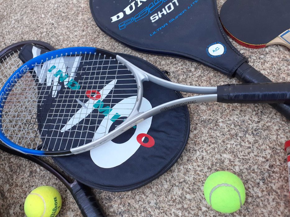 Raquetes de Tenis, Badminton, Ping Pong, Praia, Dardos