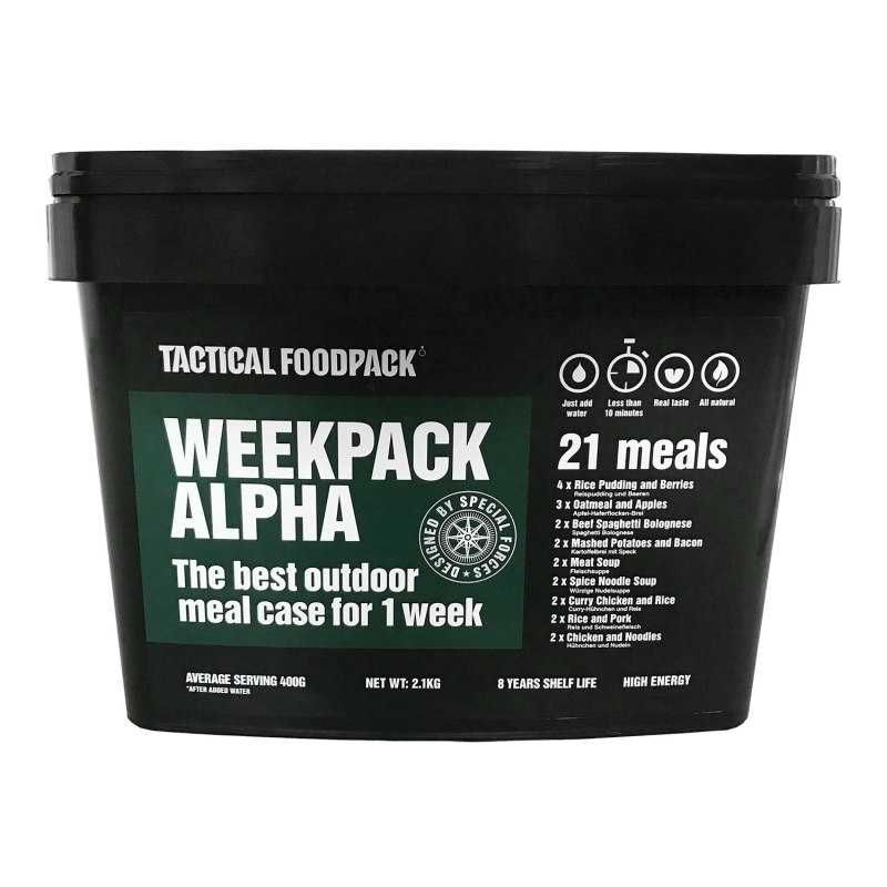 Jedzenie liofilizowane - zestaw Tactical FoodPack WeekPack Alpha