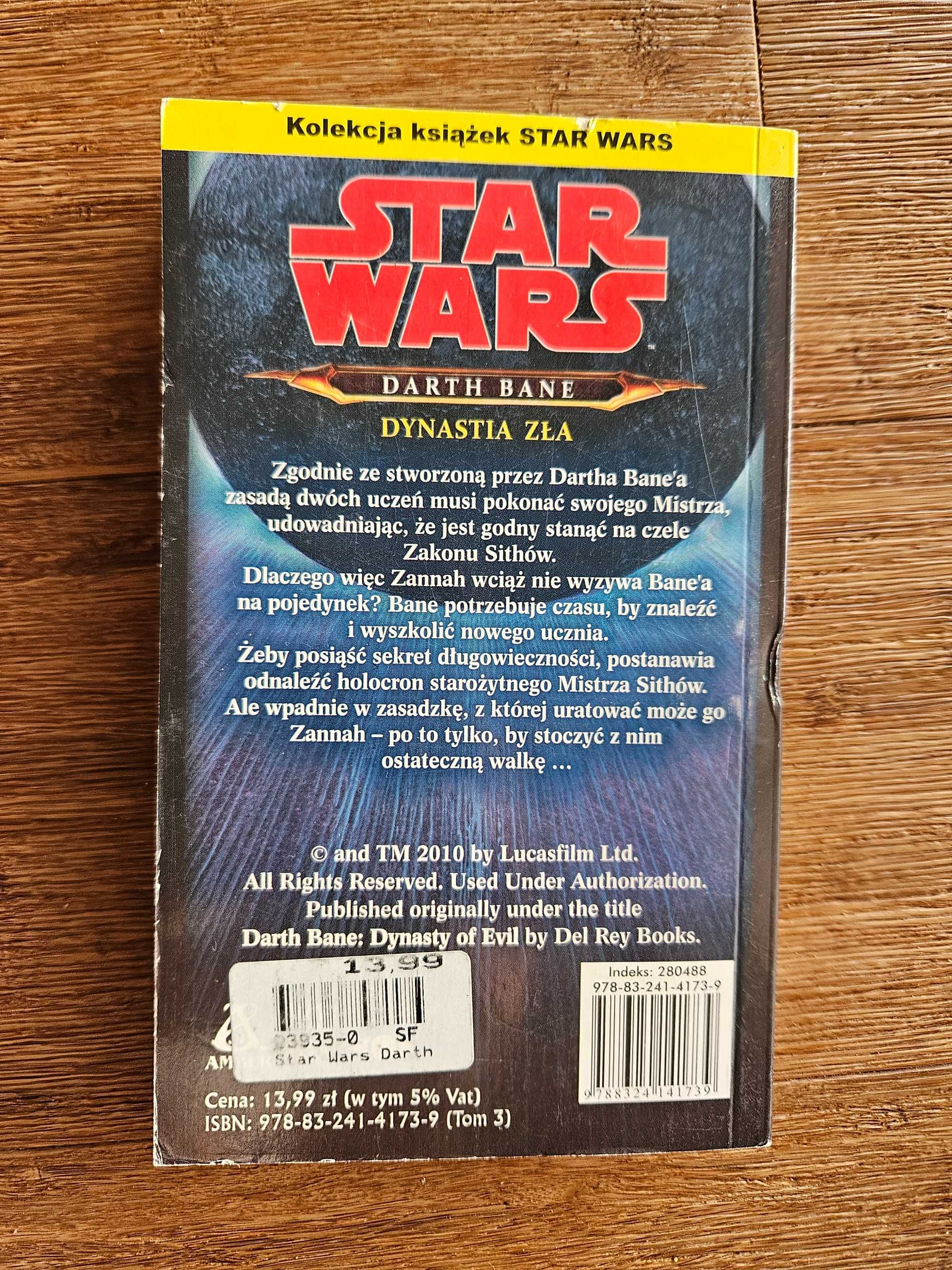 Star Wars Droga Zagłady, Zasada dwóch, Dynastia zła, Drew Karpyshyn