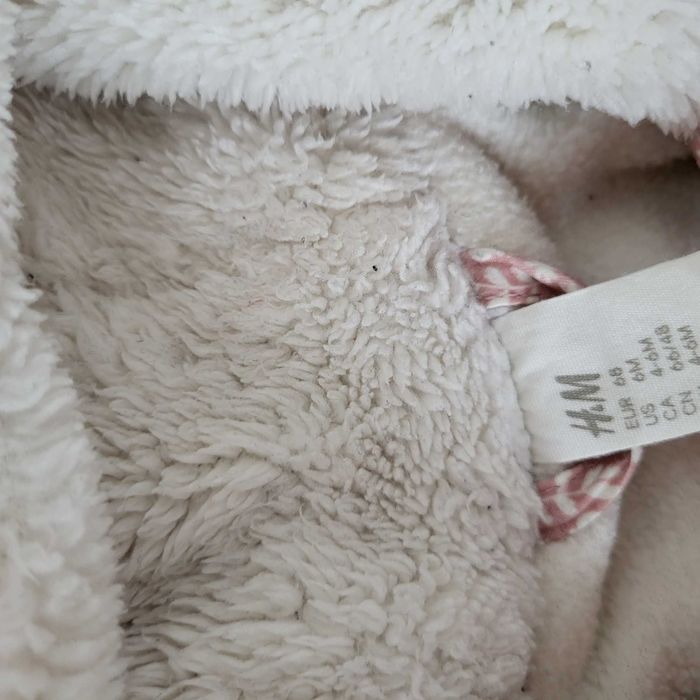 Kombinezon zimowy ocieplony H&M 68 stan idealny Newbie kwiaty