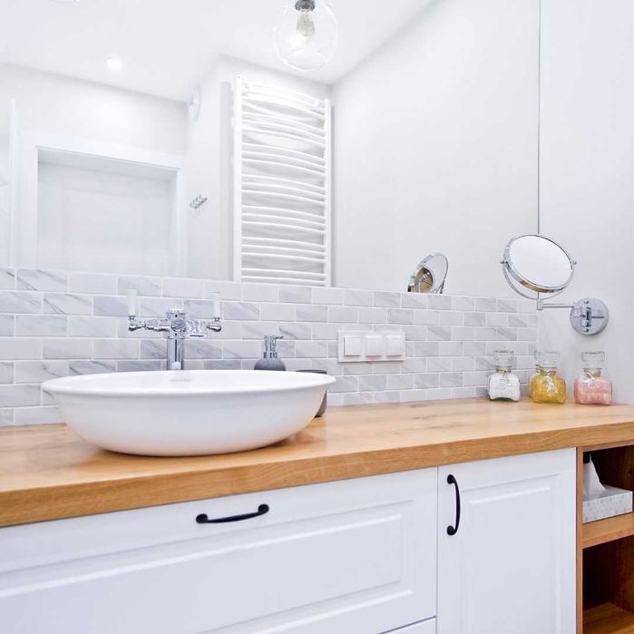 Mozaika Raw Decor Płytka Cegiełka XL Marble Matowa (3 plastry)