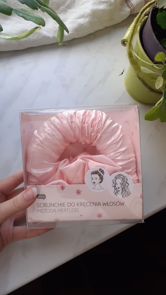 Scrunchie do kręcenia włosów loków eloy metodą heatless