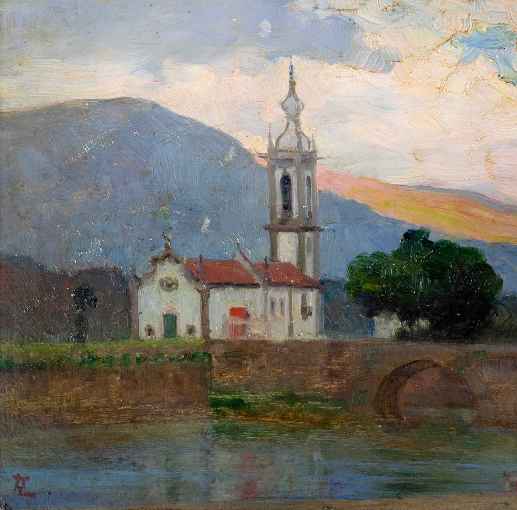Pintura Ponte Lima Artur Loureiro | século XX