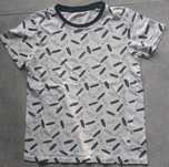 T-shirt biały potyw deski m-ki Pepperts rozmiar 158/164 cm.