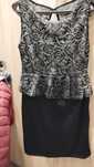 Vestido peplum novo
