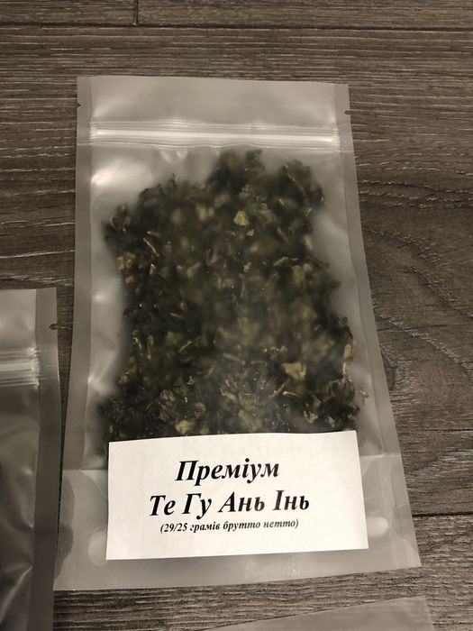 Дегустаційний набір китайського чаю шу пуер улун дахунпао тегуанінь