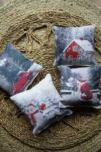 Ozdobne poduszki świąteczne do sesji