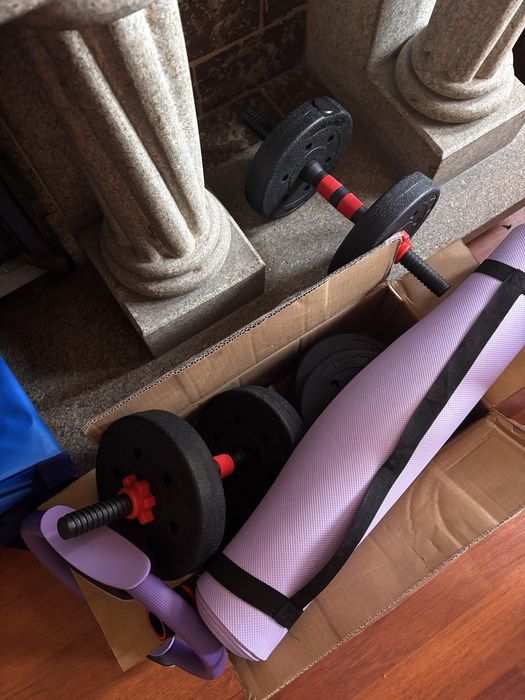 Halteres 20kg + pilates