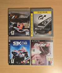 F1, Gran Turismo, SBK e Moto GP PS3