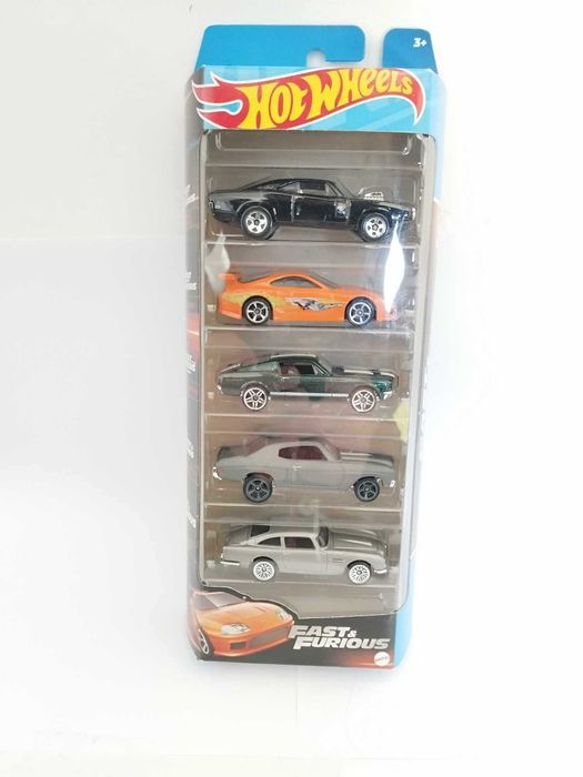 Hot Wheels Szybcy i wściekli Samochodziki 5-pak HLY70