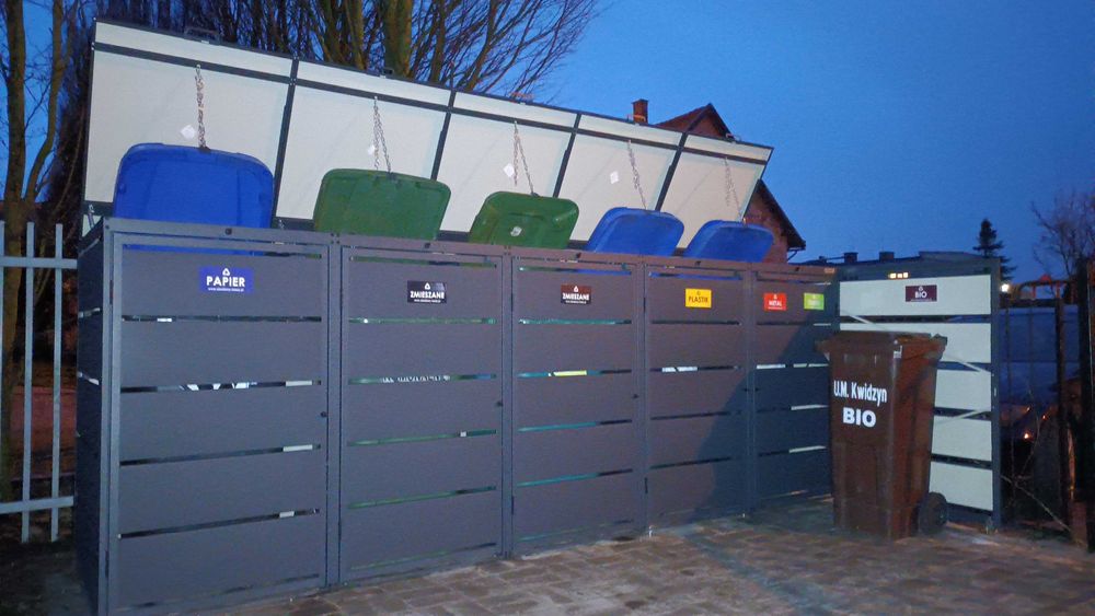 Zabudowa Koszy Wiata Śmietnikowa Domek Narzędziowy Ogrodowy Obudowa