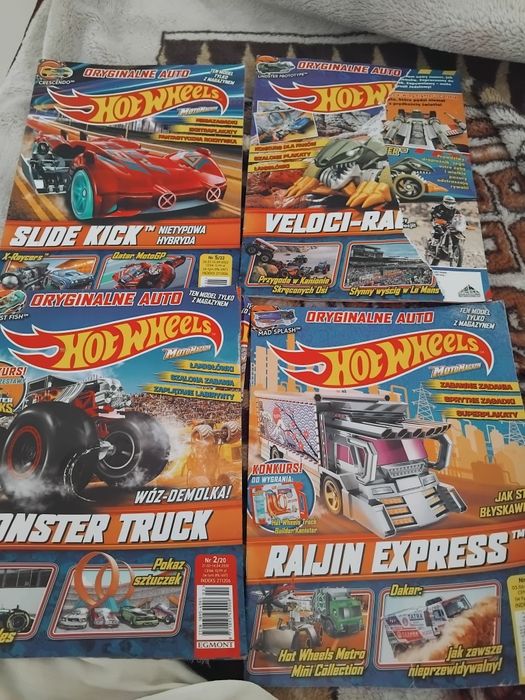 Gazetki ,czasopisma Hot Wheels