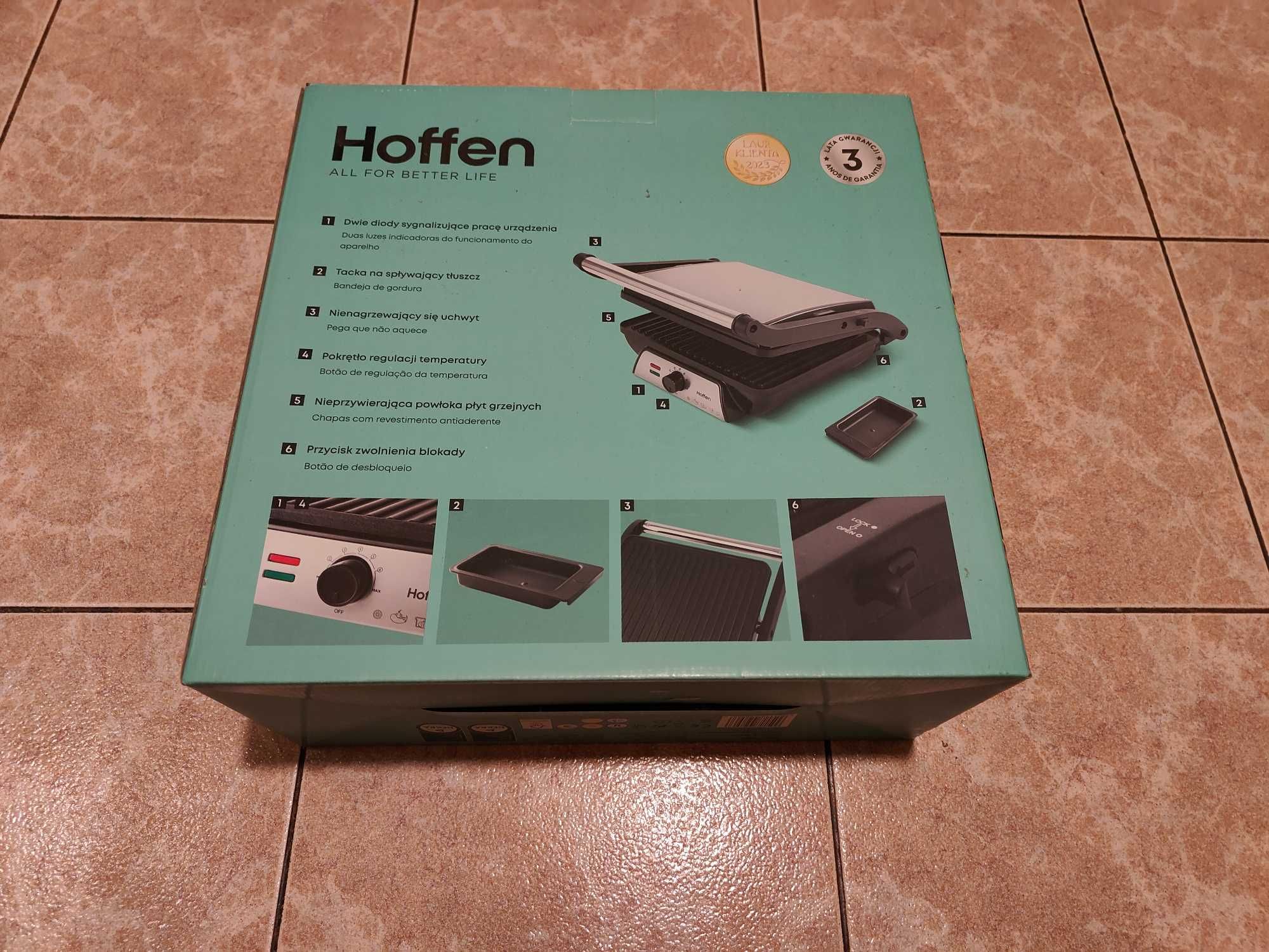 Grill elektryczny Hoffen - 2000 W - wzór 01