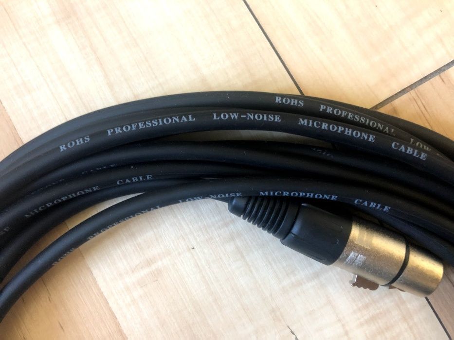 Кабель для микрофона XLR-XLR 10метров Гитарный кабель 6м
