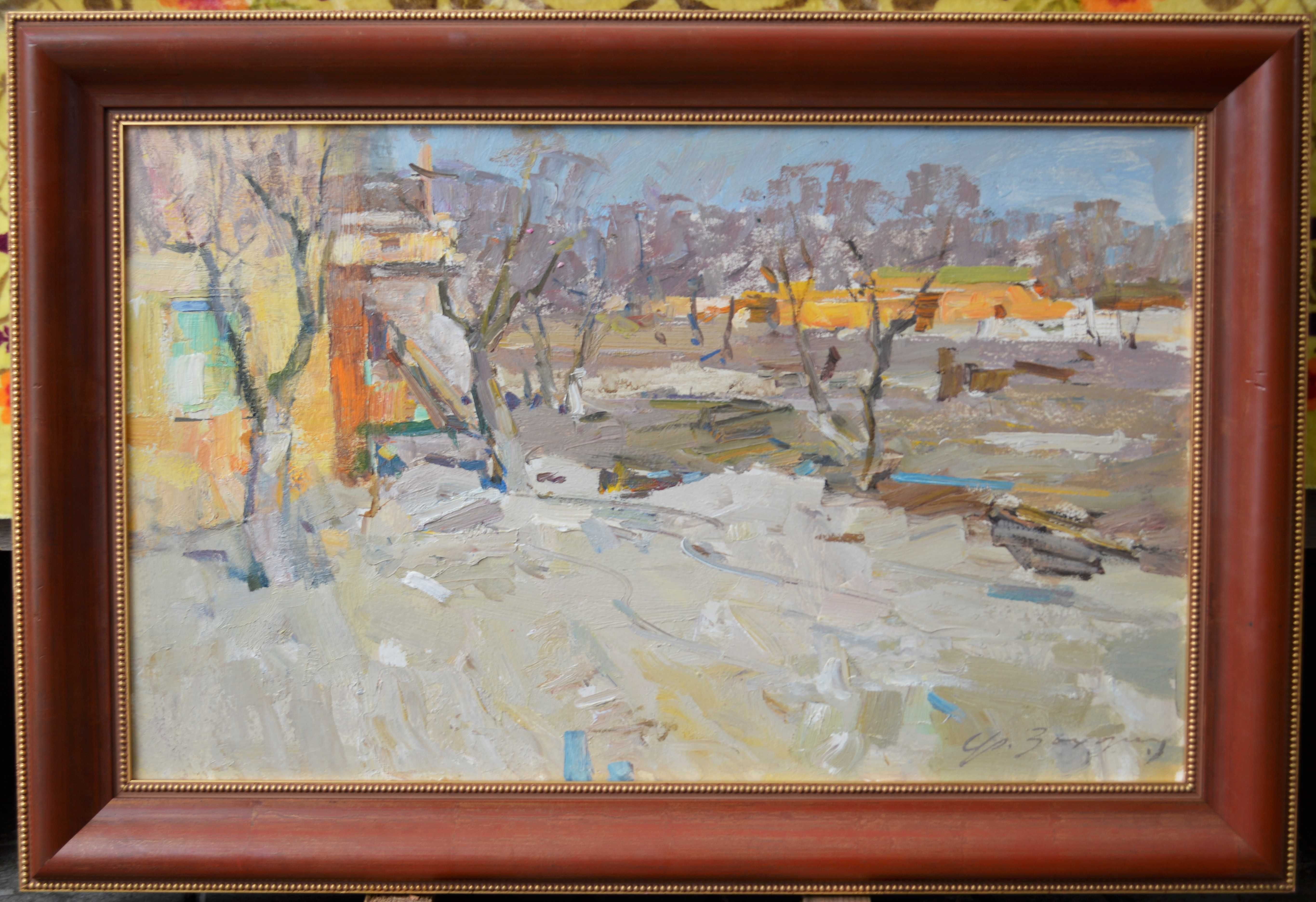 Картина художника Ф. Захаров "У Седневі", 1970 р.