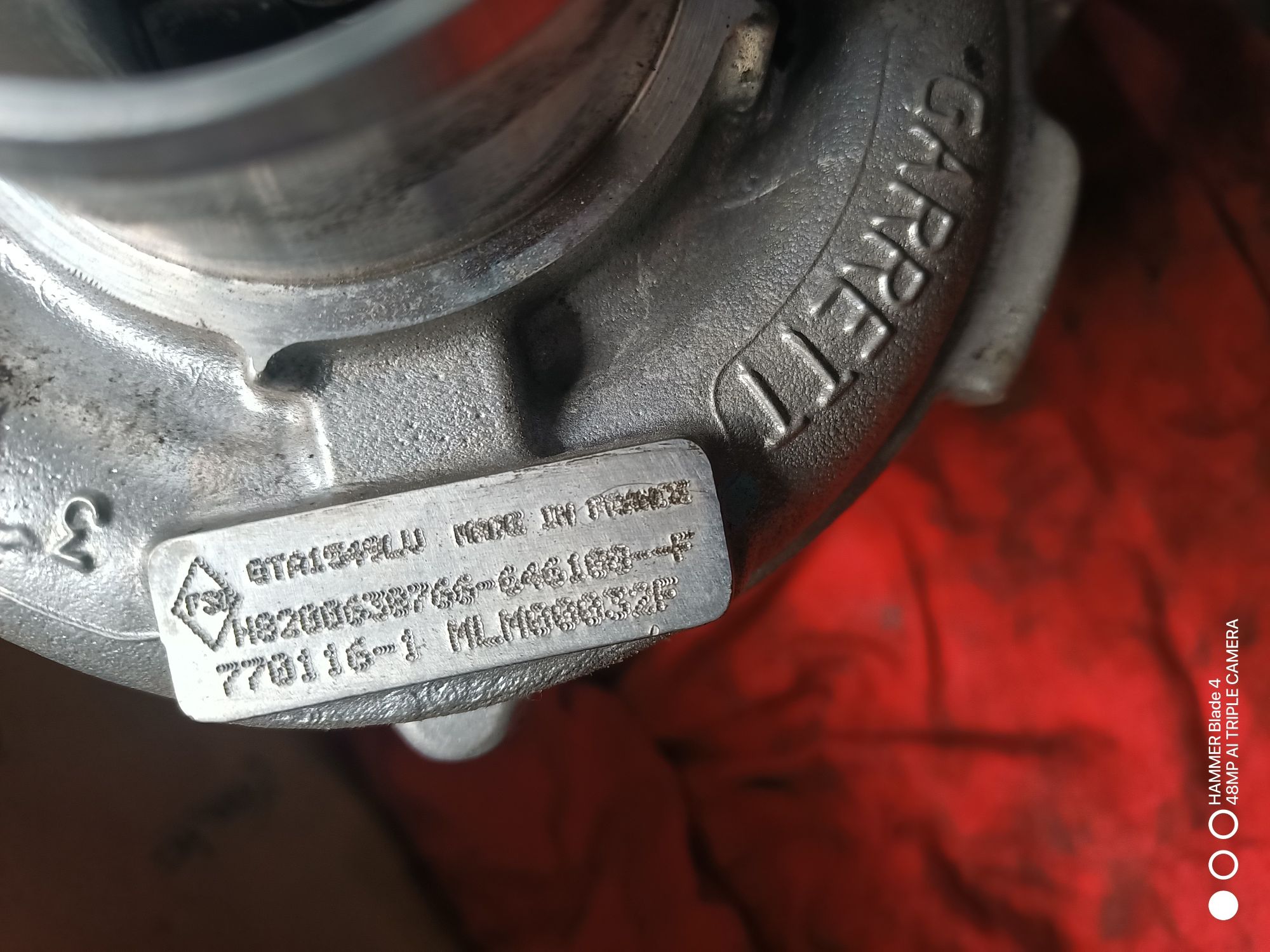 Turbina Renault Trafic 2.0 dci + czesci