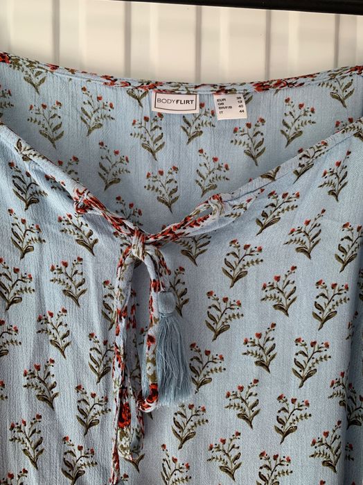 Bluzka bonprix odkryte ramiona bawełna M/L nowa