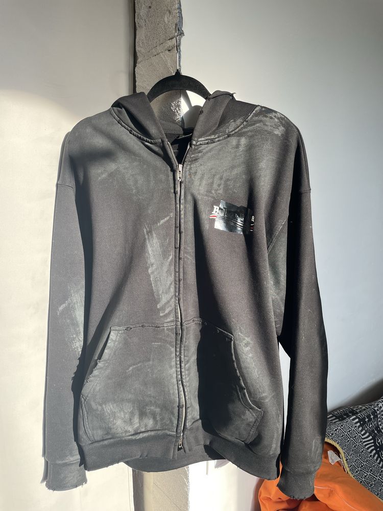 balenciaga gaffer zip-up