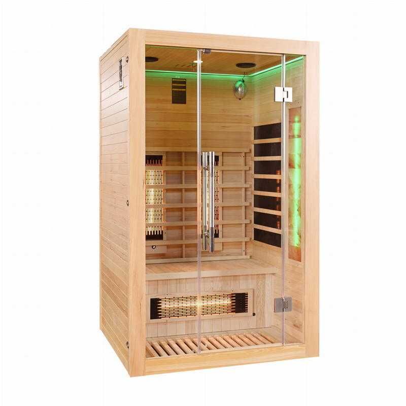 Sauna domowa sucha Infrared + panele solne GN-EA2R 120x105x200cm