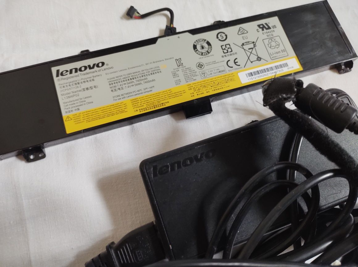 Zasilacz 120W Lenovo Y70-70 plus bateria 7200mAH zestaw
