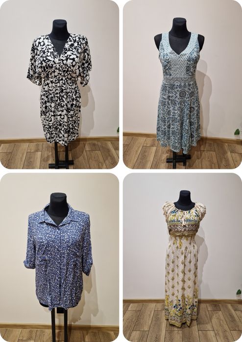 Paczka paka zestaw worek torba ubrań damskich L XL
