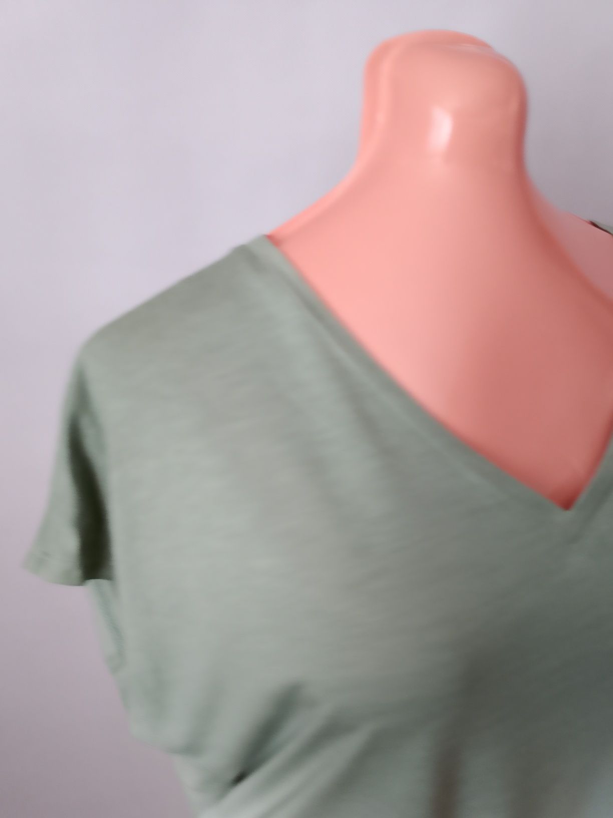 Koszulka zielono-biala M&S rozmiar L/XL