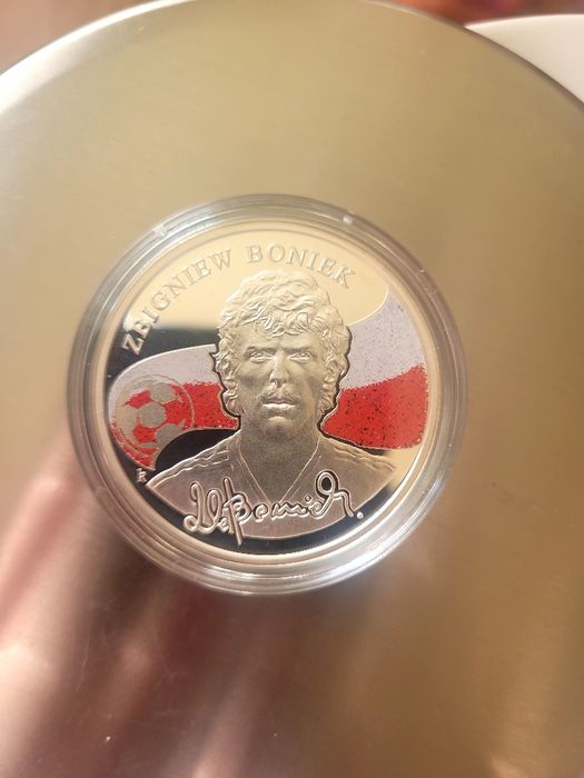 Srebrna moneta Boniek