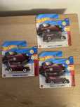 3 x Hot Wheels Porsche 911 Turbo cabriolet
