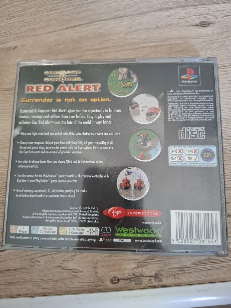 Command & Conquer: Red Alert – Sony PlayStation 1 (PS1)