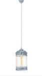 Lampa wisząca vintage biała z szarymi przetarciami komplet 2 szt.