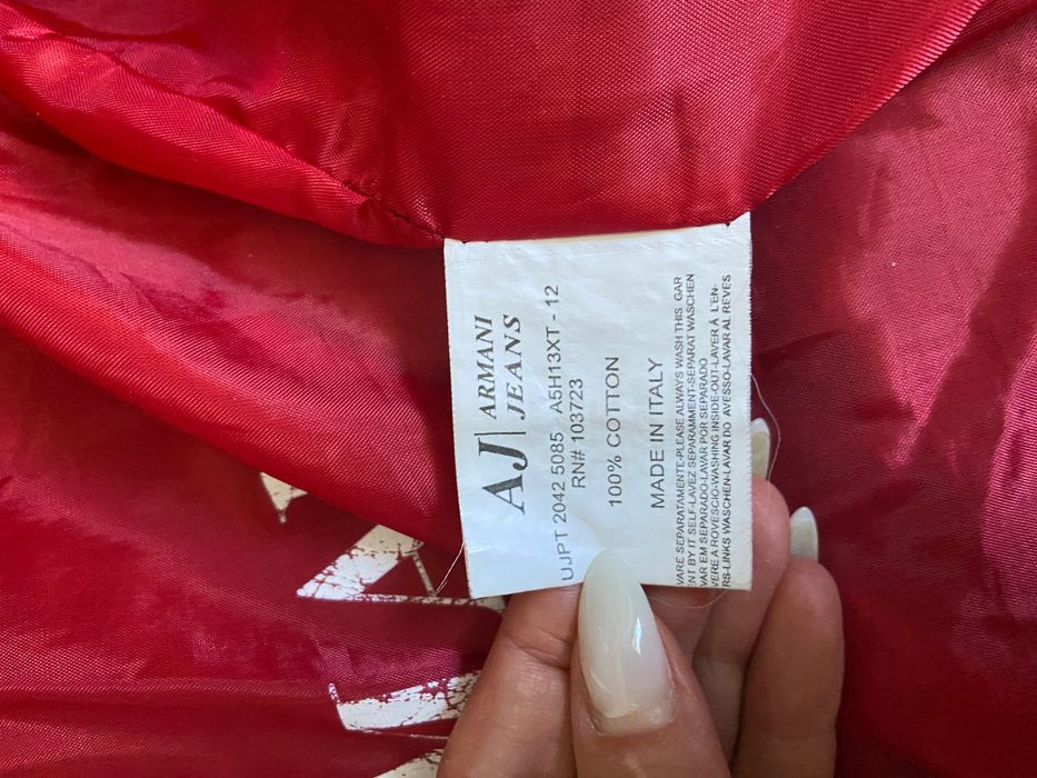 Kurtka puchowa Armani jeans