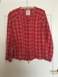 100% bawełna Koszula w kratę czerwona H&M 13-14 lat 164 cm