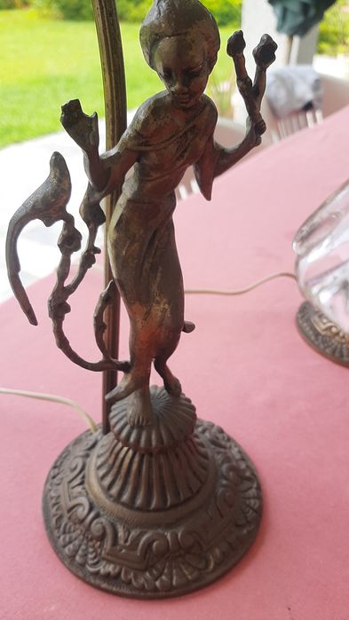 Par de candeeeiros em ferro