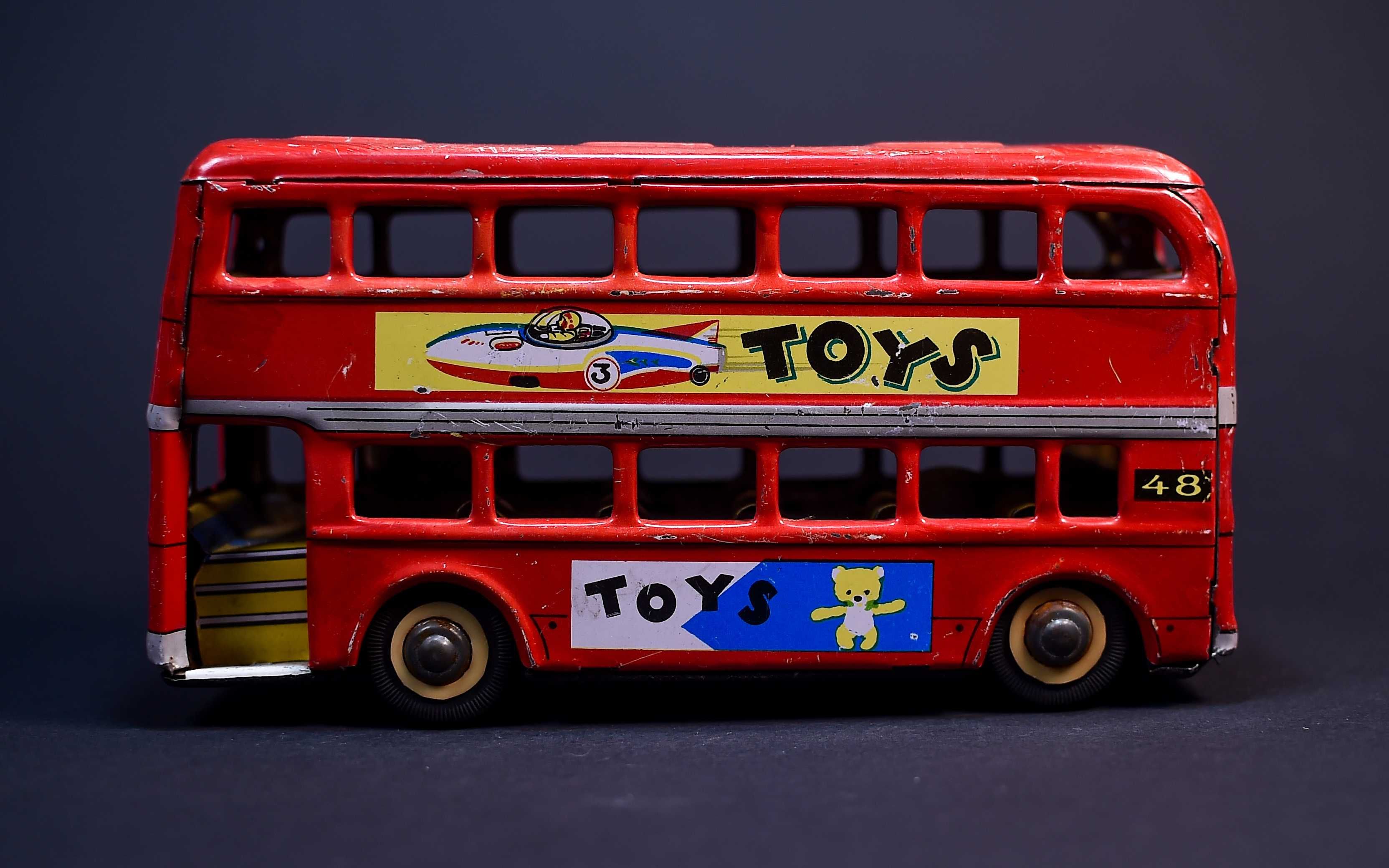 Stara Zabawka # Samochód BUS Double Decker 20x10,5