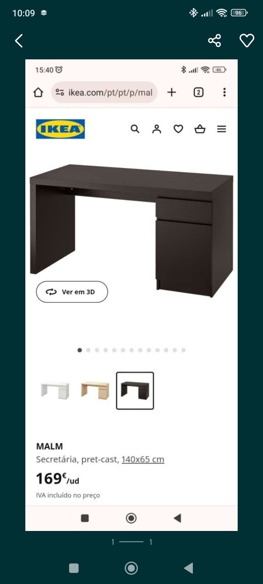 Secretaria malm ikea