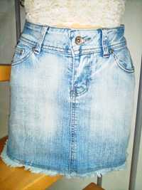 Spódniczka jeansowa mini